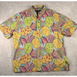 The Nutter Chubbies Hawaiian Shirt Men’s Sz M Multicolor Pineapple Made in USA